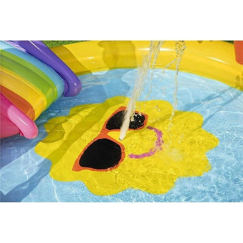 PISCINA GONFIABILE BAMBINI ISOLA DEL SOLE 237 X 201 X 104 CM