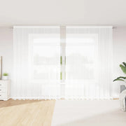 vidaXL Tende con tende Bianco 300 x 260 cm Poliestere