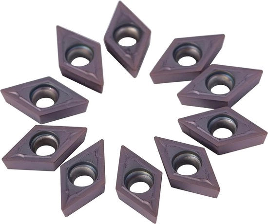 10 Stck/set inserti a carburo DCMT11 per taglierino per CNC con scatola.
