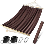Hamac da giardino all'aperto con barre di diffusione in legno da 120CM