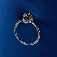 Set 2 sedie Nikki - Xylo - velluto blu gambe cromate