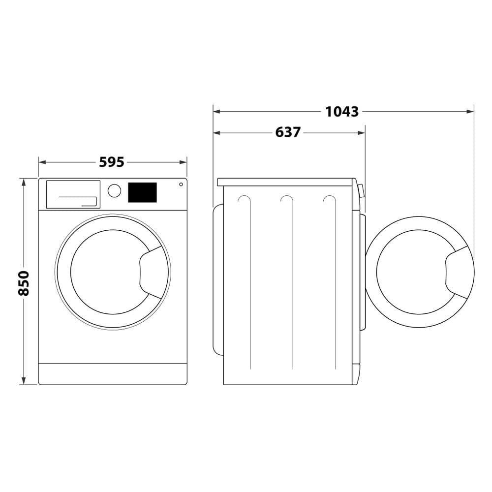 Hotpoint Ariston Lavatrice a libera installazione NG98W IT