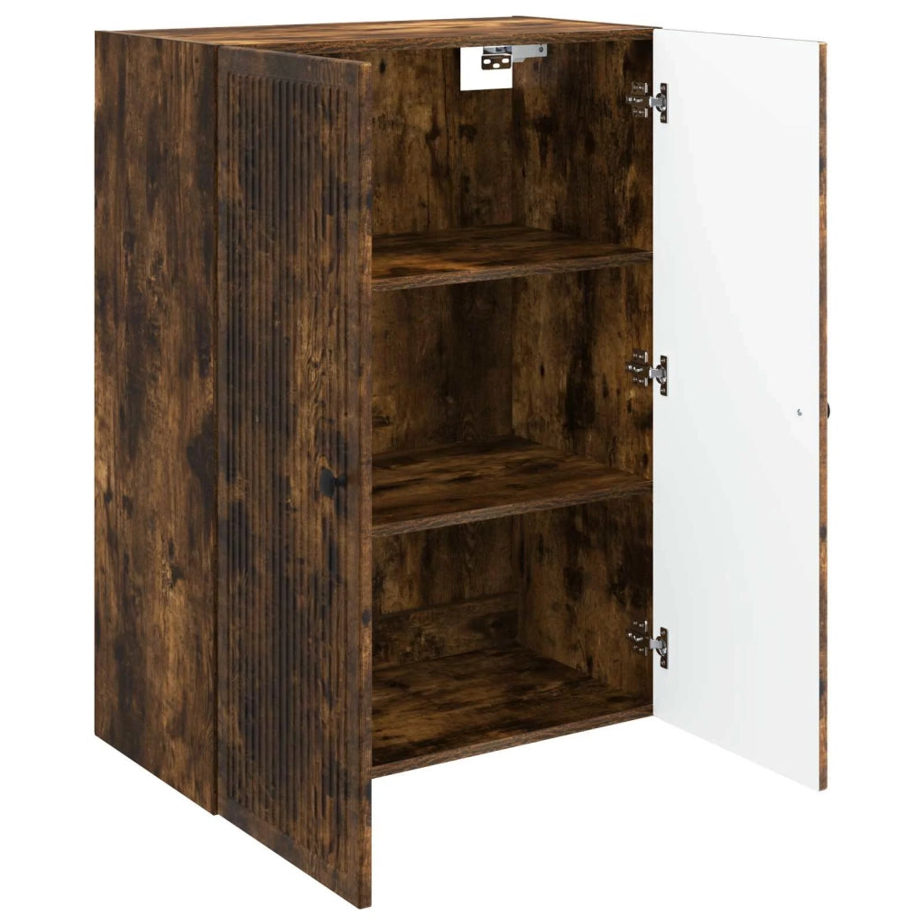 Mobiletto a muro Rovere Fumo 66 x 34,5 x 90 cm 897890