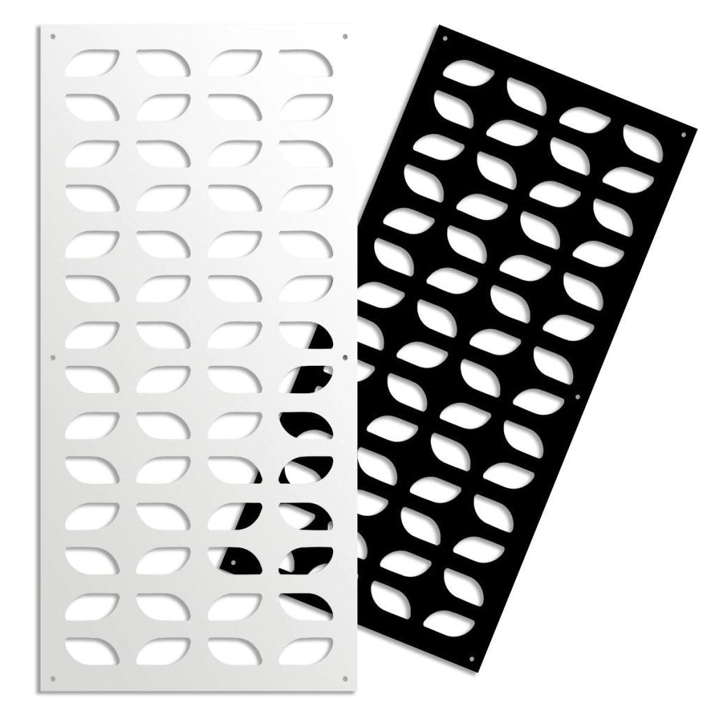 GLOBECROSS - Pannello in PVC traforato - Parasole Misura: 73x148 cm, Colore: bianco