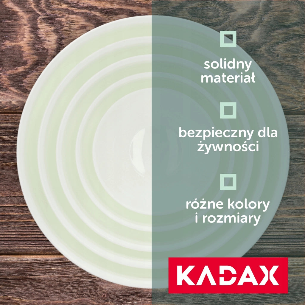 Ciotola da cucina in plastica KADAX 0,5 l, ciotola per macedonia piccola universale 13 cm