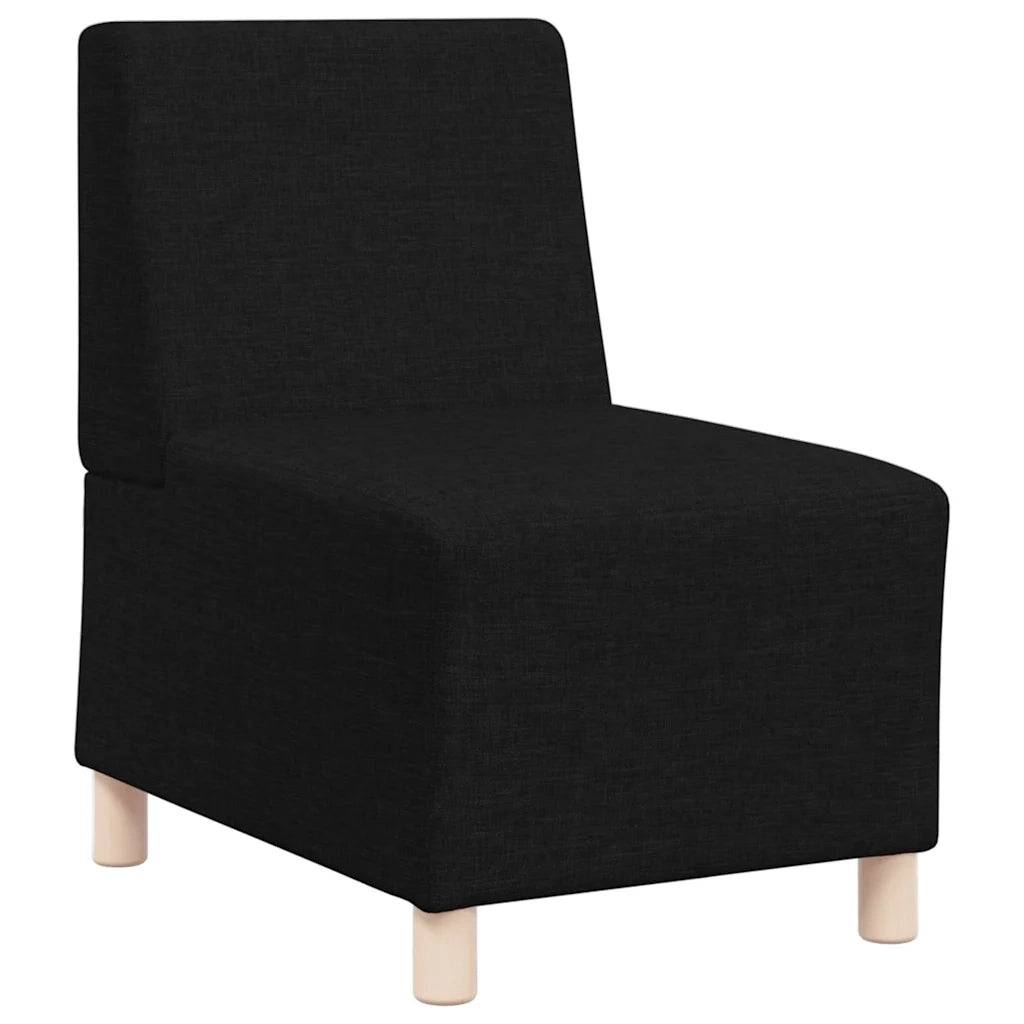 Unit¨¤ di Divano | Divano da soggiorno | Sofa Modulare Senza Braccioli 3 pz Nero