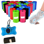 Trade Shop - 600 Sacchetti Igienici Per Bisogni Escrementi Cani Raccolta Feci Con Dispenser -