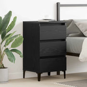 Armadio da Notte Rovere Nero 40 x 35 x 69 cm Legno multistrato 862580