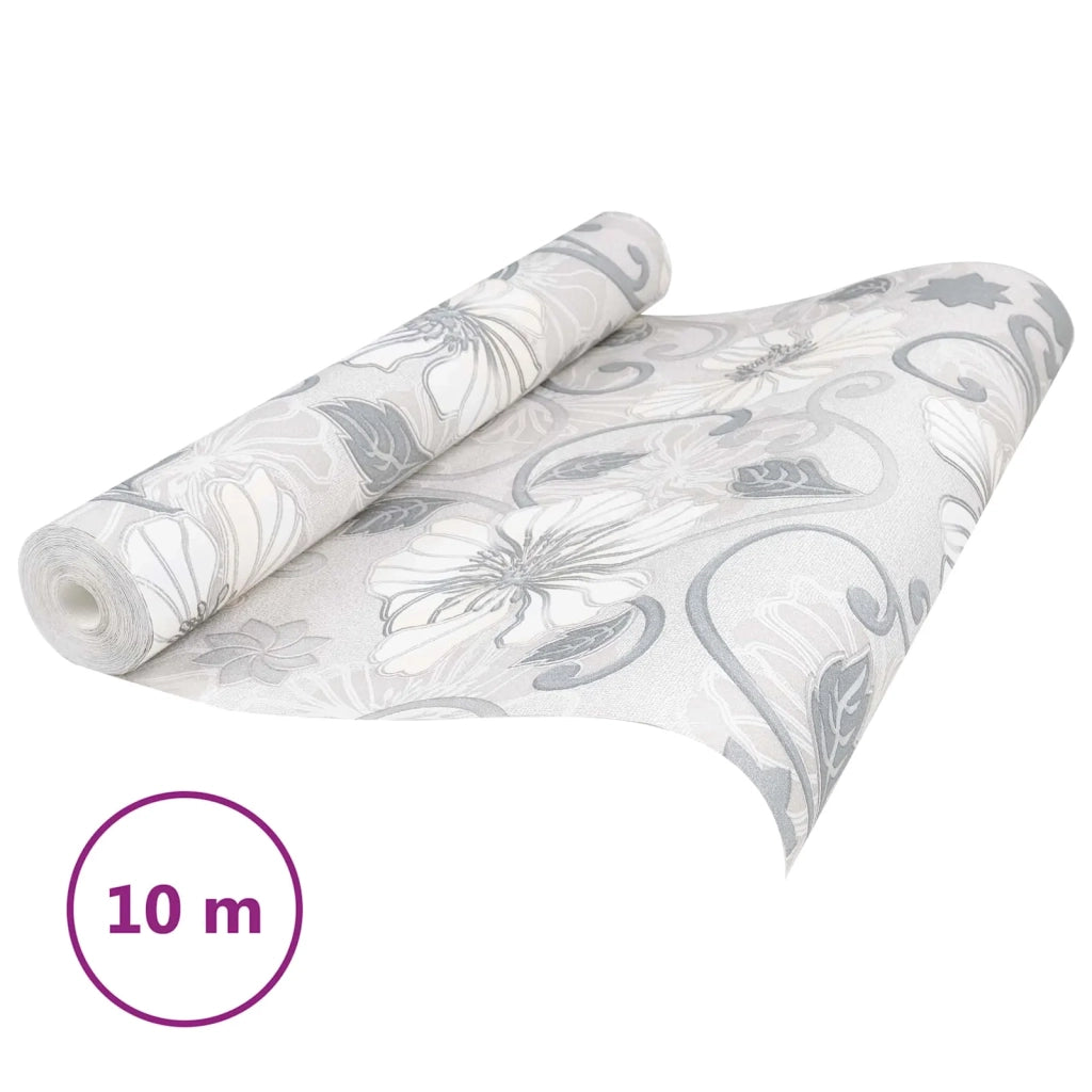 Carta da parati Solida 3D Fiore 10 x 0,53 m Tessuto Non Tessuto 42046699