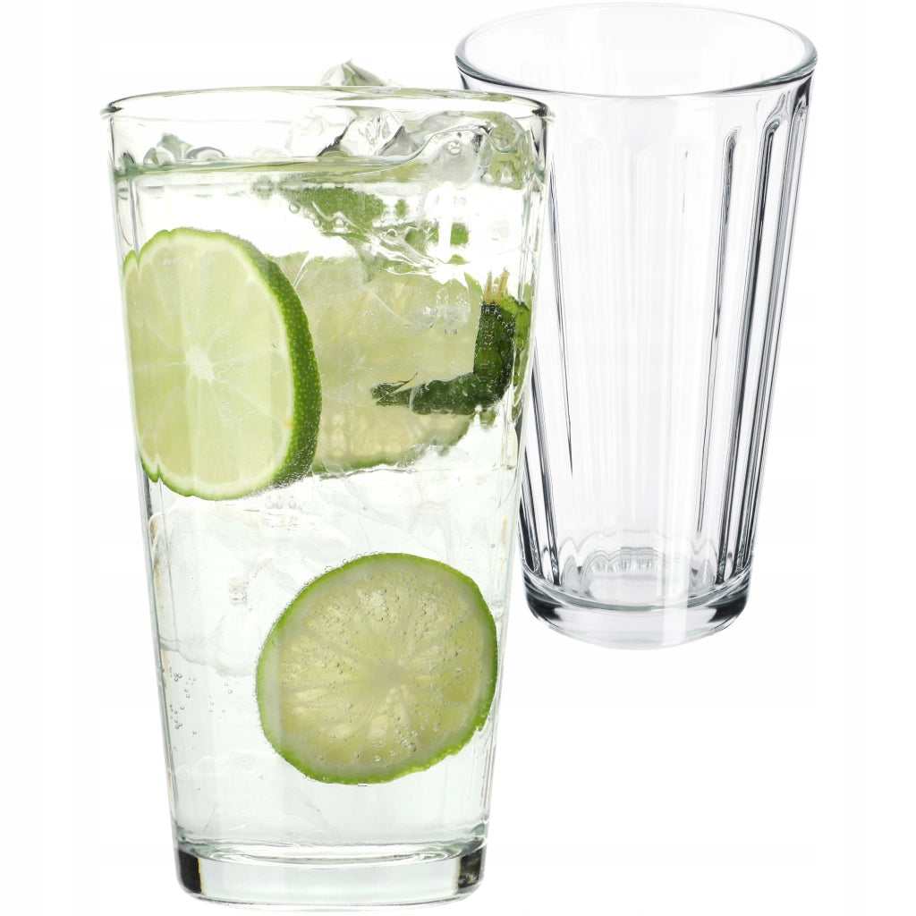Bicchiere KADAX per bevande, succhi, acqua, bicchiere letterario, alto, 360 ml