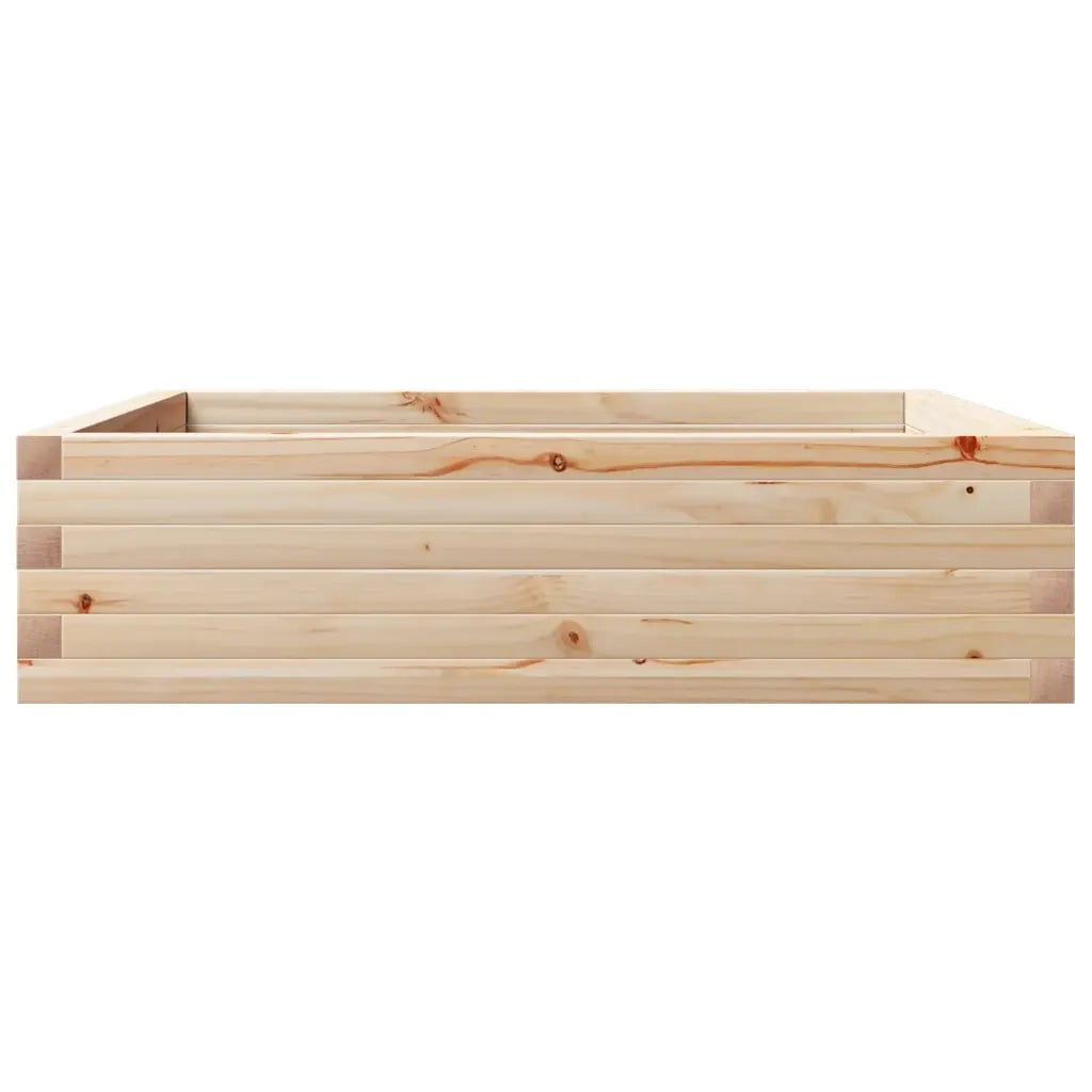 Fioriera da Giardino 90x90x23 cm in Legno Massello di Pino 847203