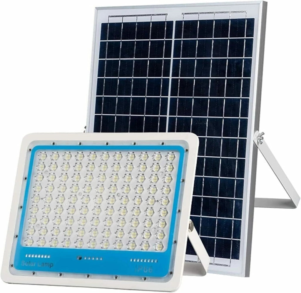 Faretto Led Esterno con Pannello Solare, Faro a Led da Giardino 1000 w
