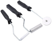 Set di rotoli in fibra ottica - 3 pezzi - attrezzo in alluminio - laminazione - attrezzo per rotoli angolari - aumento dell'efficienza lavorativa - 10x50mm/20x75mm