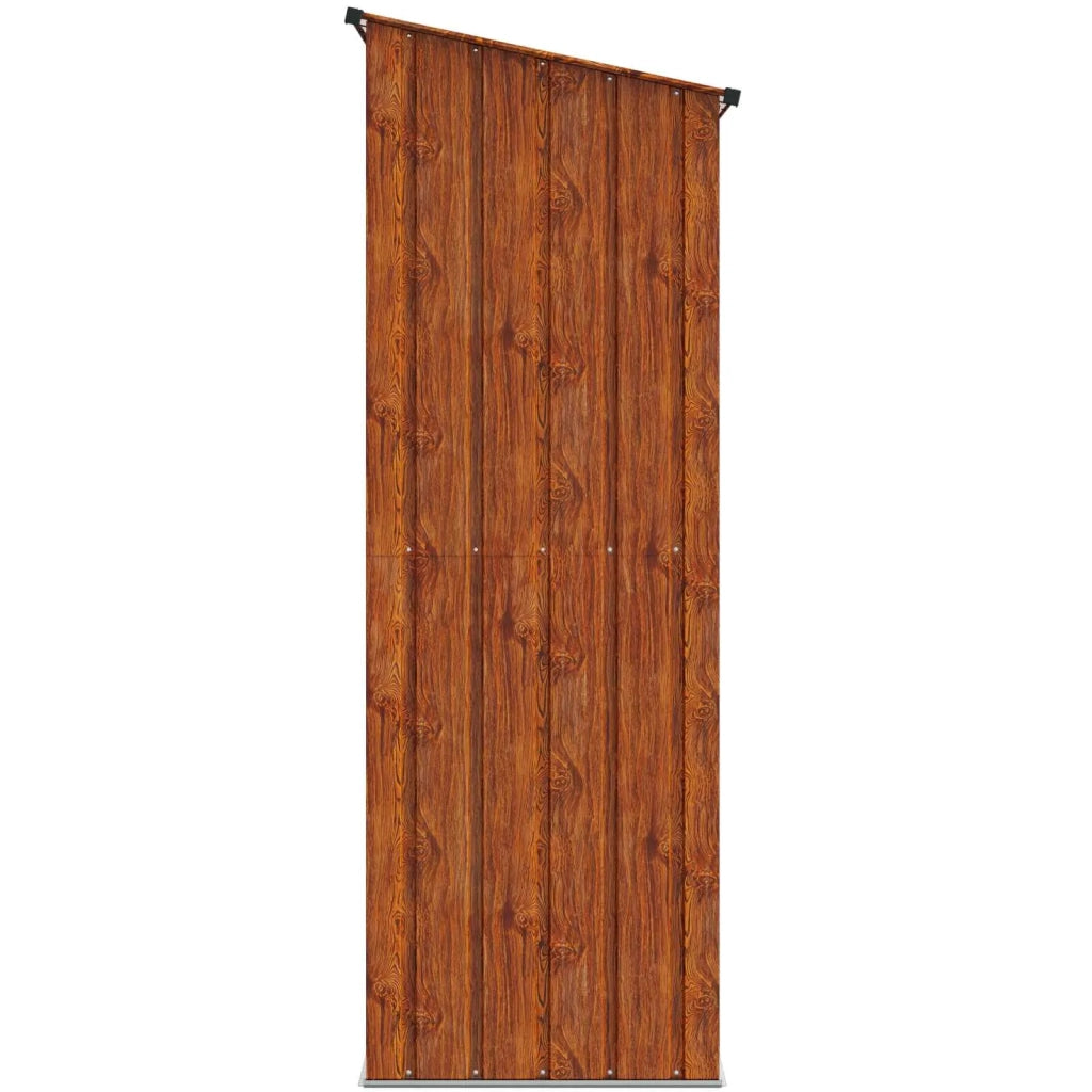 Casette da giardino Marrone 203,5 x 73 x 200 cm Metallo