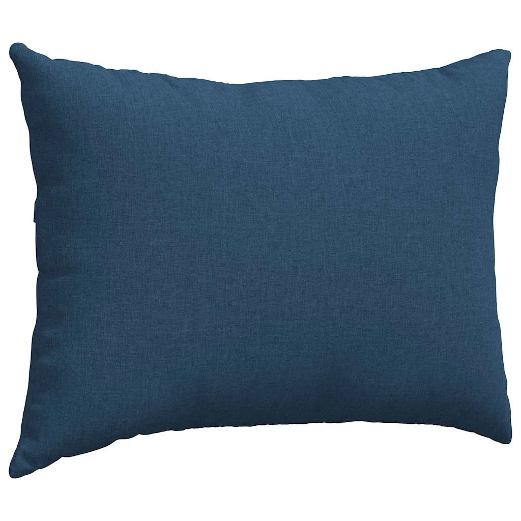 Cuscini da Divano 2 pz | Cuscini per sedie Blu 70 x 50 cm Tessuto