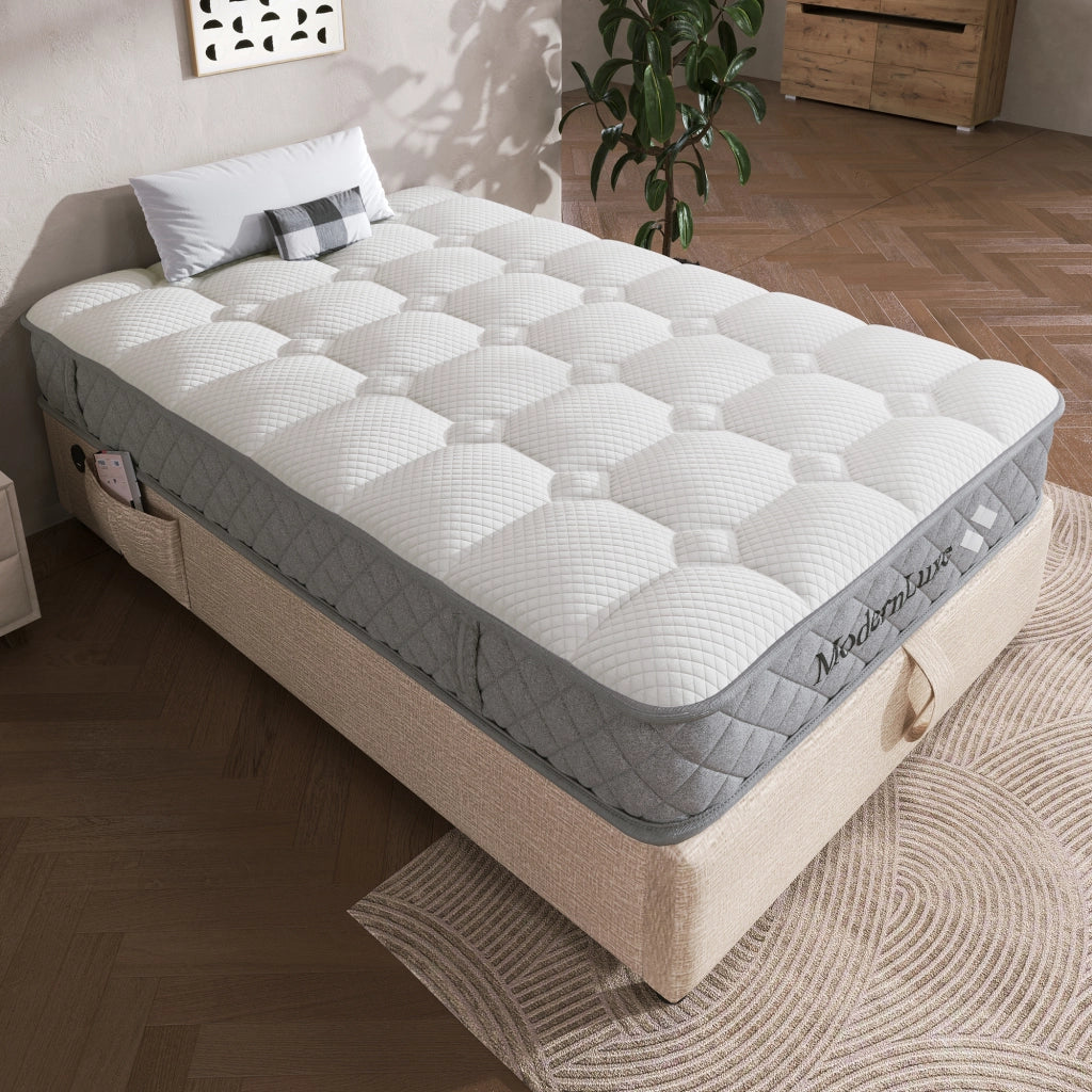 Materasso ortopedico in schiuma fredda bianco 90x200 cm