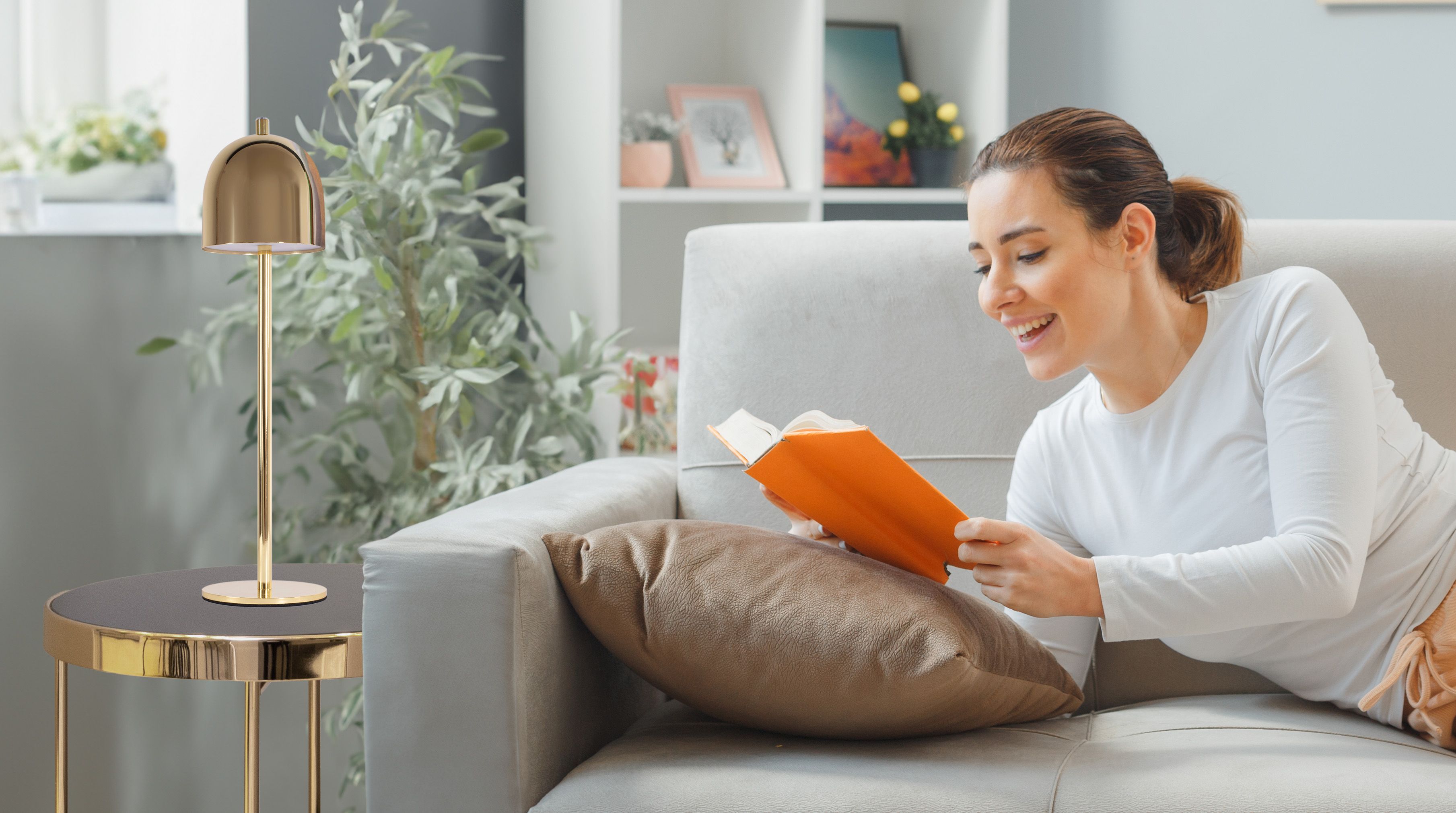 Lampada Da Comodino App1357-t Gold