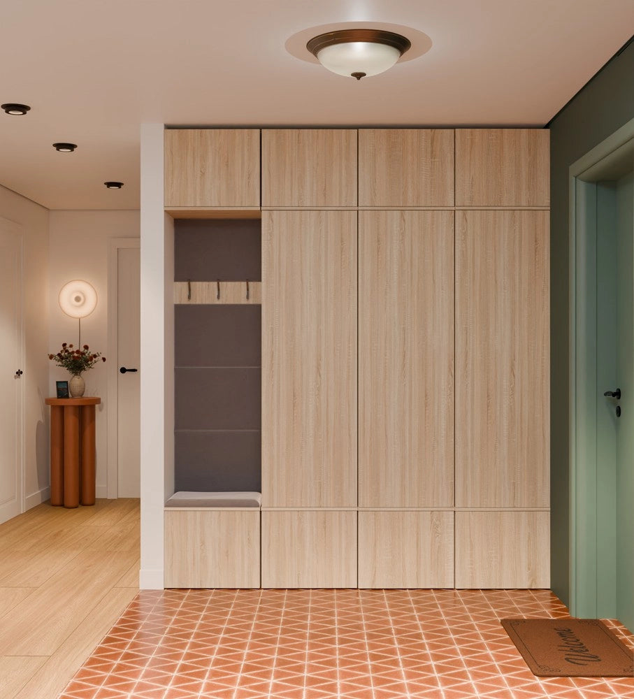 Guardaroba HAGA IV/3sz1w rovere sonoma 3x armadio + appendiabiti