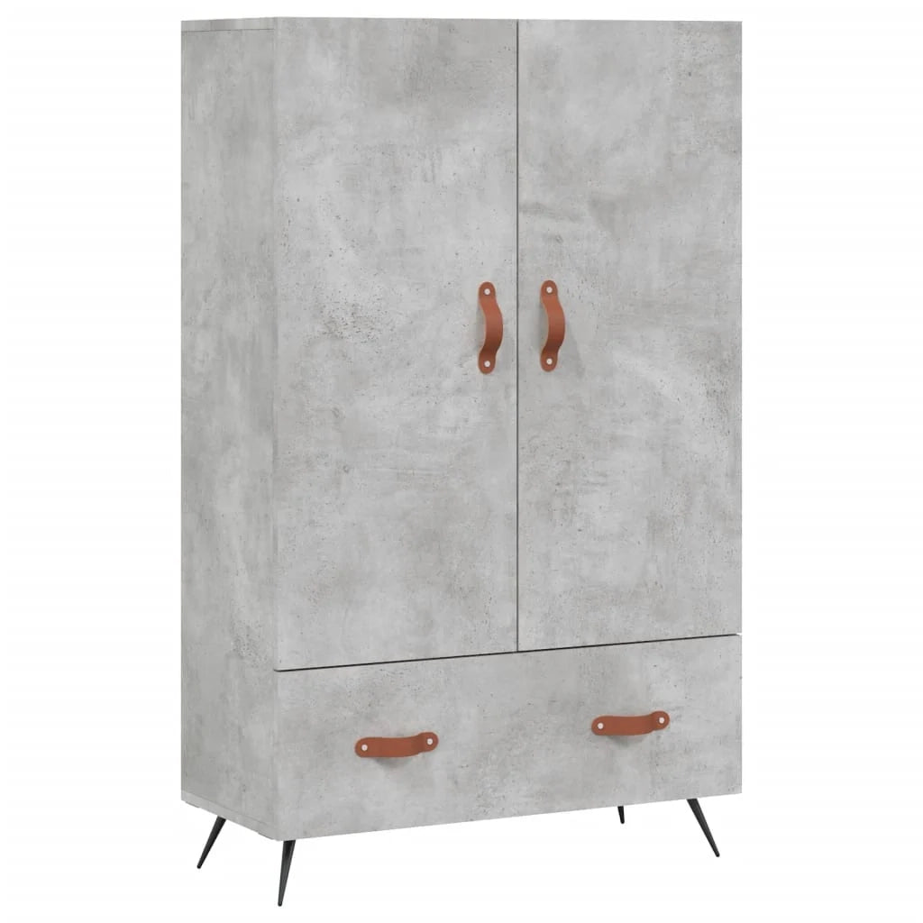 Buffet credenza cassettiera mobiletto mobile contenitore organizer cucina soggiorno salotto alto 69,5 x 31 x 115 cm legno ingegnerizzato grigio 02_0034477