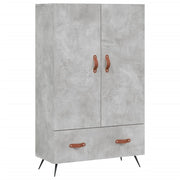 Buffet credenza cassettiera mobiletto mobile contenitore organizer cucina soggiorno salotto alto 69,5 x 31 x 115 cm legno ingegnerizzato grigio 02_0034477