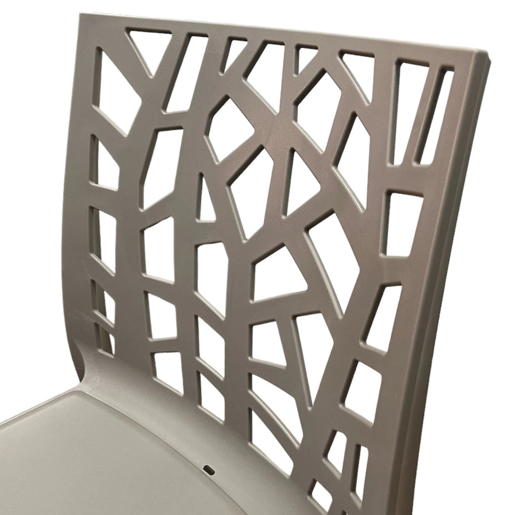 Sedia In Polipropilene Da Interno Esterno Giardino Impilabile Design Sedie Resistenti Moderne Per Terraz Tortora/2 Sedie