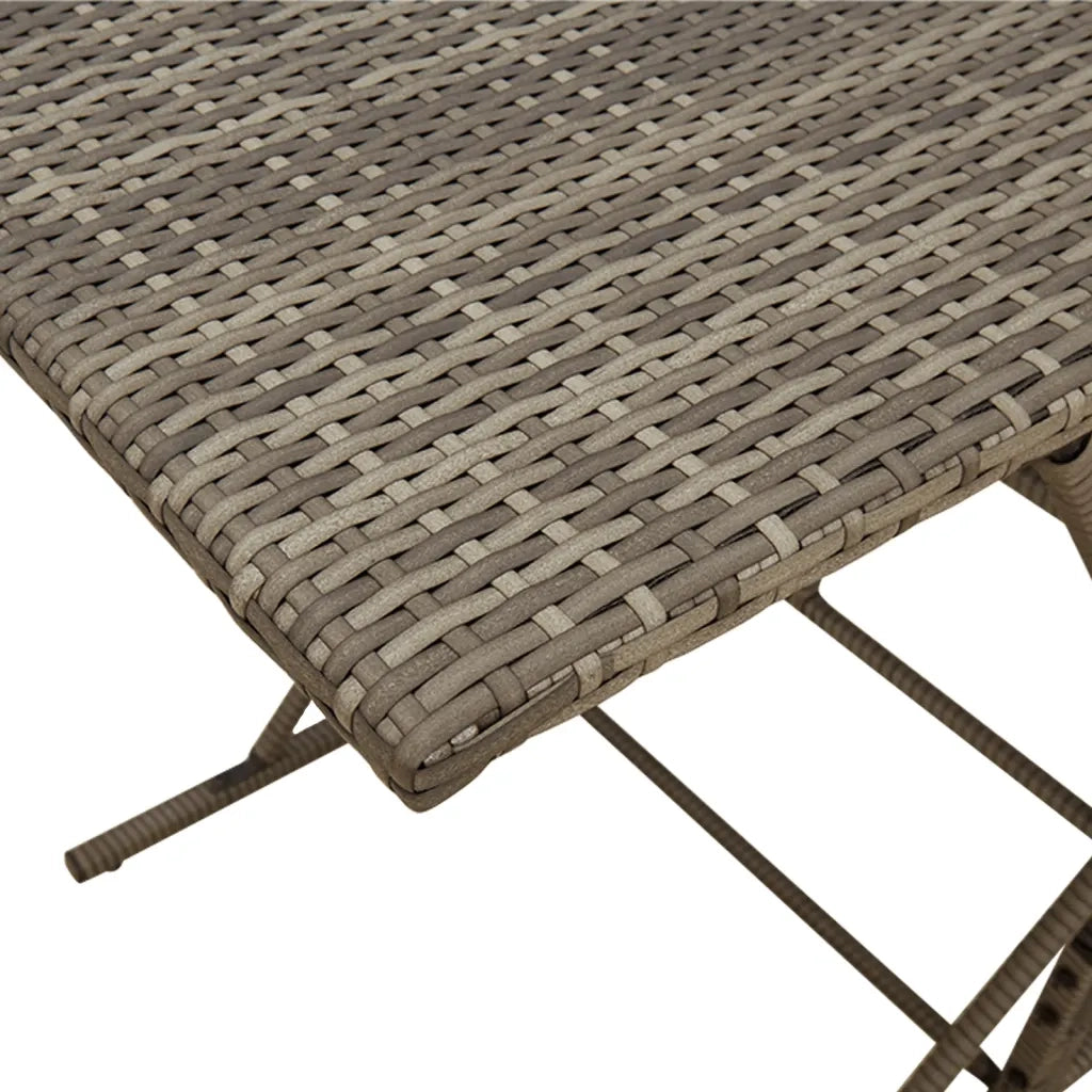 Set da Pranzo da Giardino 7 pz | Set Salotto da Giardino con Cuscini in Polyrattan Grigio