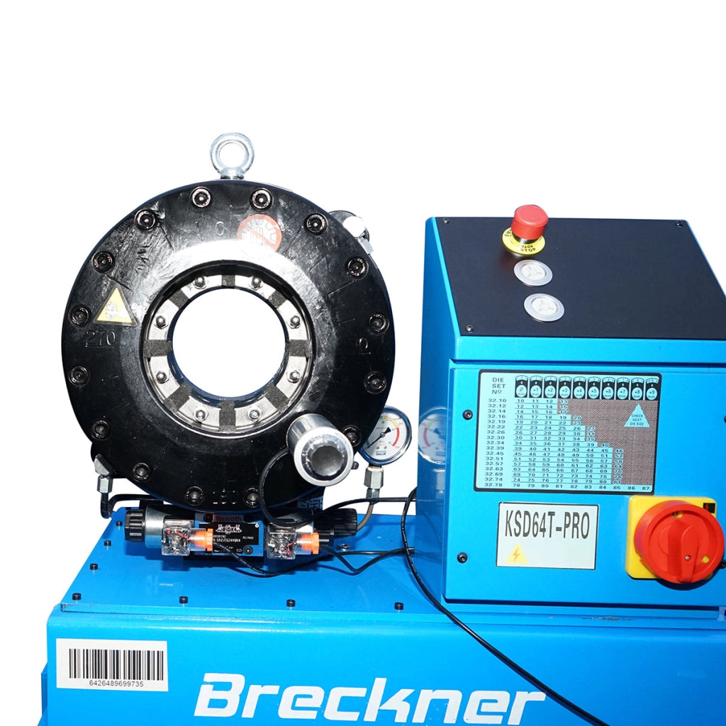 Pressatubi oleodinamici Pressa per crimpare tubi oleodinamici alta pressione 6-69 mm, 4 kW, 380 V con cambio rapido