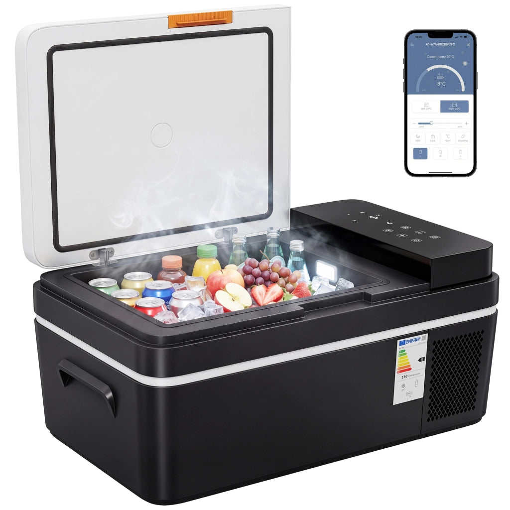 Cella Frigo Portatile 20L -20¡ãC +20¡ãC ¨C zephmum ¨C Bianco 40x30x30cm