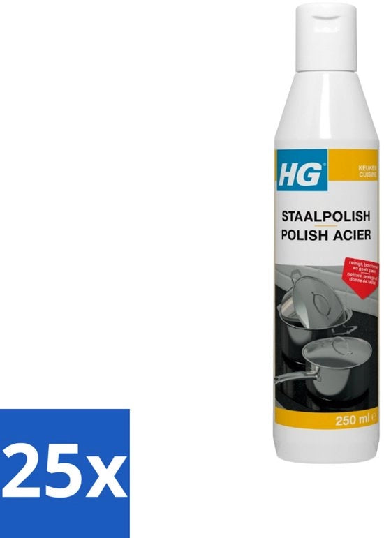 Polishante per Acciaio - Protegge e Lustra Rame - 250 ml - Confezione in Lotti - 25 pezzi