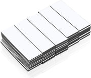 Etichette magnetiche descrittabili, 80 pezzi, 60x20mm, banchi magnetici per etichettatura, magneti riutilizzabili per frigorifero, lavabili