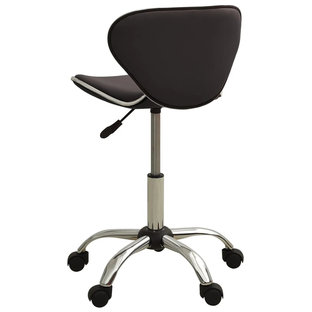 Sedia poltrona computer sede ufficio studio marrone similpelle 02_0024034