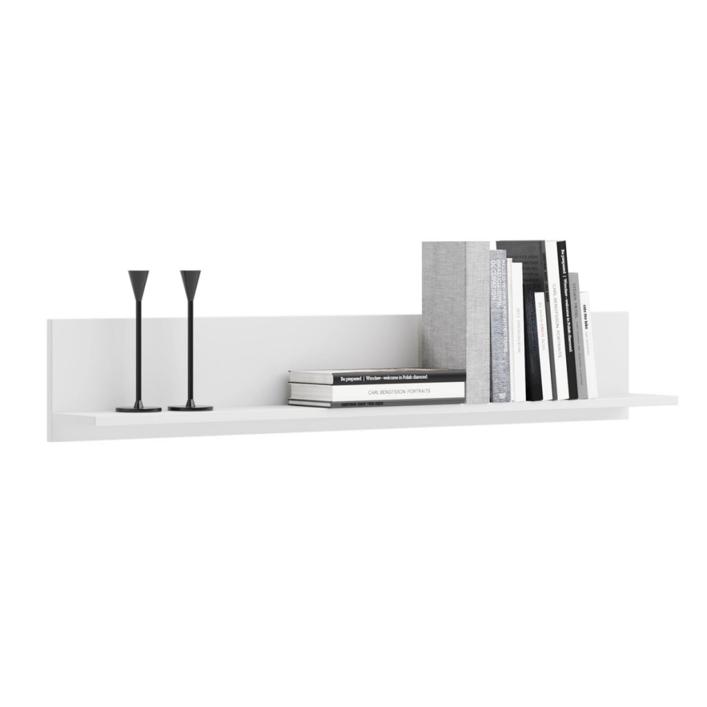 Mensola da parete Shelf 100 cm in bianco opaco