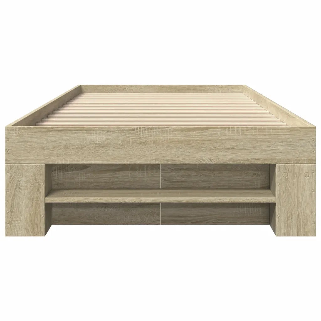 Giroletto senza Materasso Rovere Sonoma 90x190 cm in Truciolato 3295522