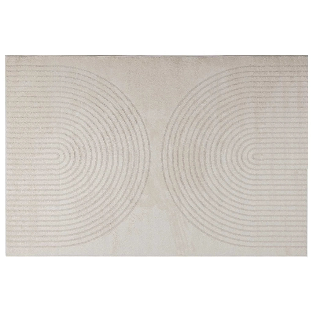 Tappeti per area GALATI Crema 280 x 200 cm Poliestere