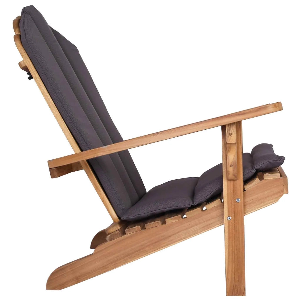 Sedia Adirondack da giardino Naturale Legno di teak solido 42041357