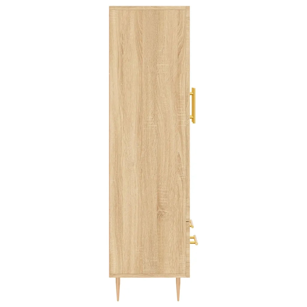vidaXL Credenza Rovere Sonoma 69,5x31x115 cm in Legno Multistrato