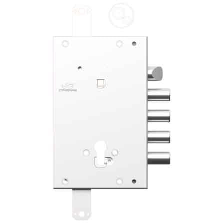 SERRATURA PORTE BLINDATE CILINDRO EUROPEO 'CS128/CS138' CIPIERRE E60 - Interasse catenacci 38 mm - CIPIERRE