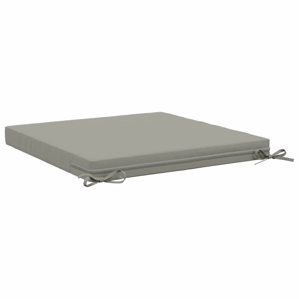 Cuscini per Sedia in 4 Pezzi SOEST 4 pz 100% Poliestere Grigio 944914