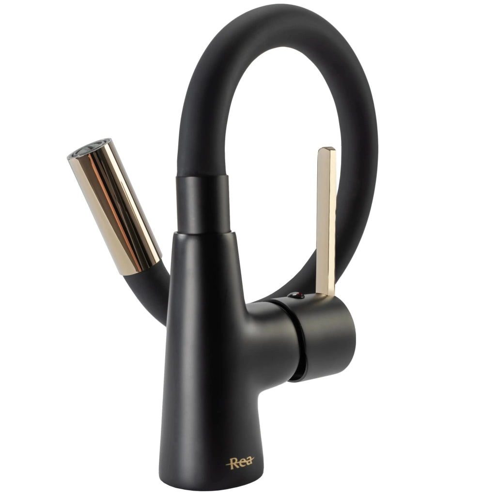 Rubinetto Da Cucina Rea Icon Black/gold