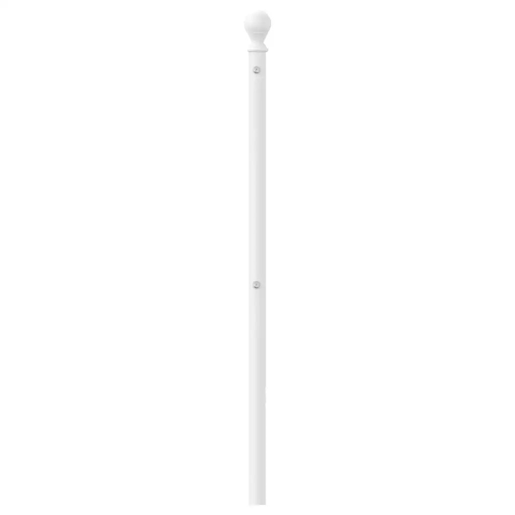 Testiera in Metallo Bianco 75 cm