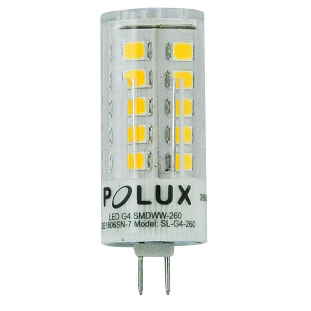 Lampadina LED G4 12V 3W 3000K 260lm Polux Platinum