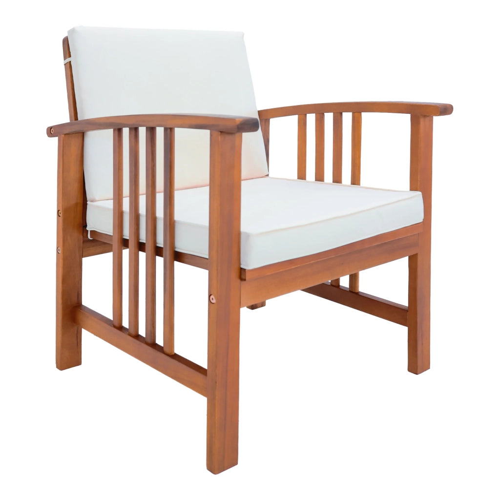 Set di mobili da giardino 4 pezzi in legno di acacia beige naturale 03_0010526