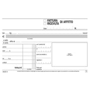 Trade Shop - Set 3 Pezzi Ricevute Ricevuta Affitto 100x170 Copia 50 Fogli Autoricalcanti -