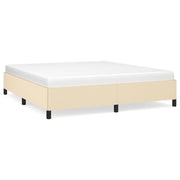 Letto matrimoniale | Letto per adulti | Giroletto senza Materasso Crema 160x200 cm in Tessuto