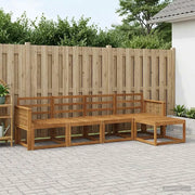 Set di divani da esterno 5 pcs Naturale