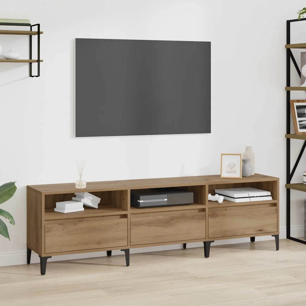 vidaXL Mobile TV rovere artigianale 150 x 30 x 44.5 cm