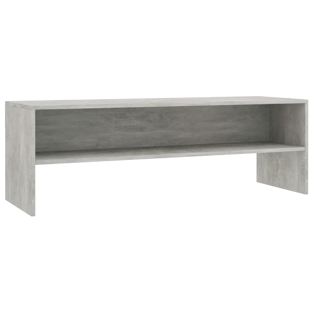 Mobile Porta TV Grigio Cemento 120x40x40cm in Legno Multistrato 800040