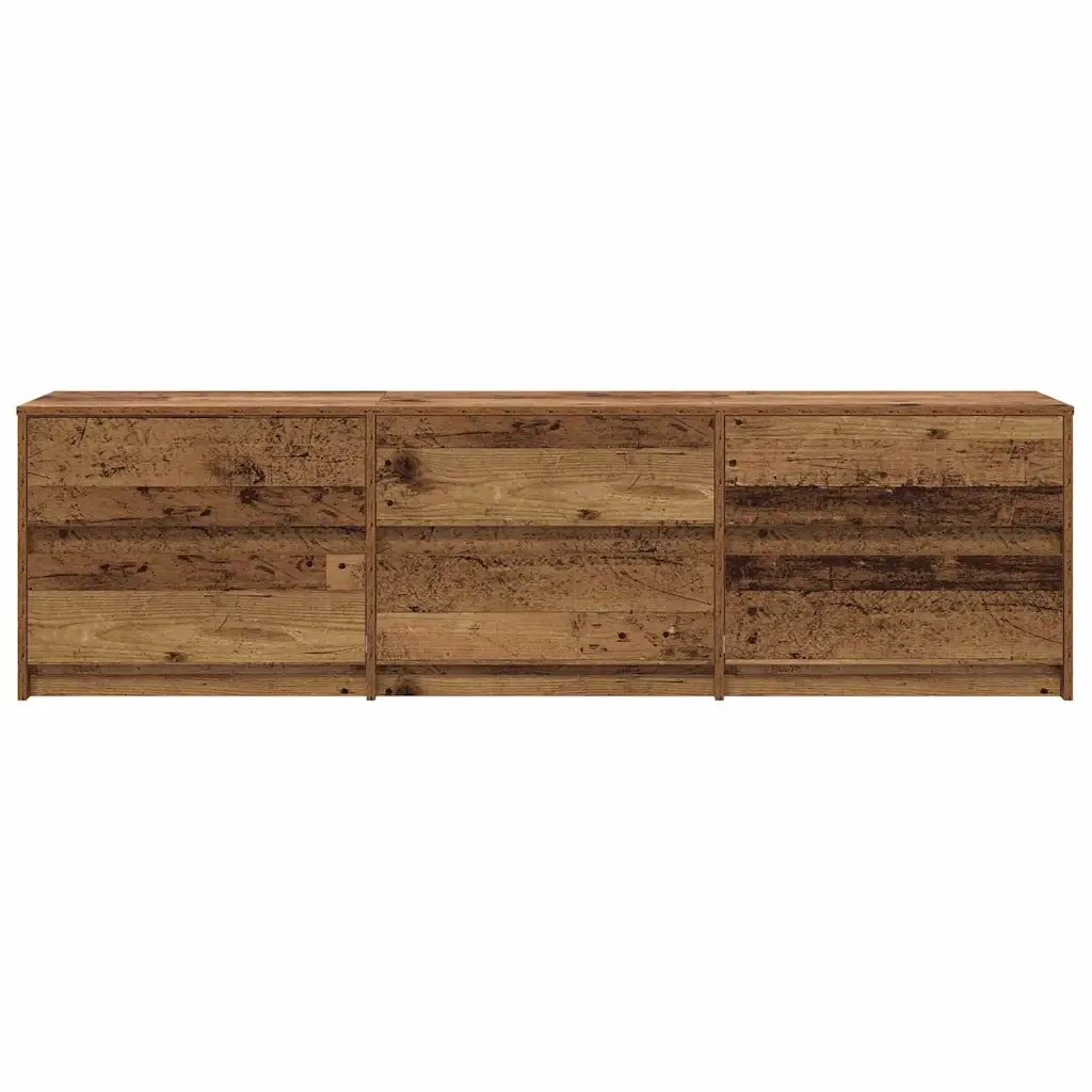 Unità TV 2 pcs Legno vecchio 180 x 34 x 50 cm Legno multistrato 3385628