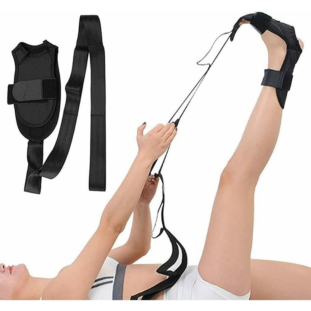 Trade Shop - Banda Fascia Elastica Segmentata Fitness Resistenza Yoga Pilates Stretching -