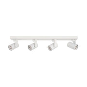 Spot soffitto moderno 4 luci bianco orientabile GU10 Italux